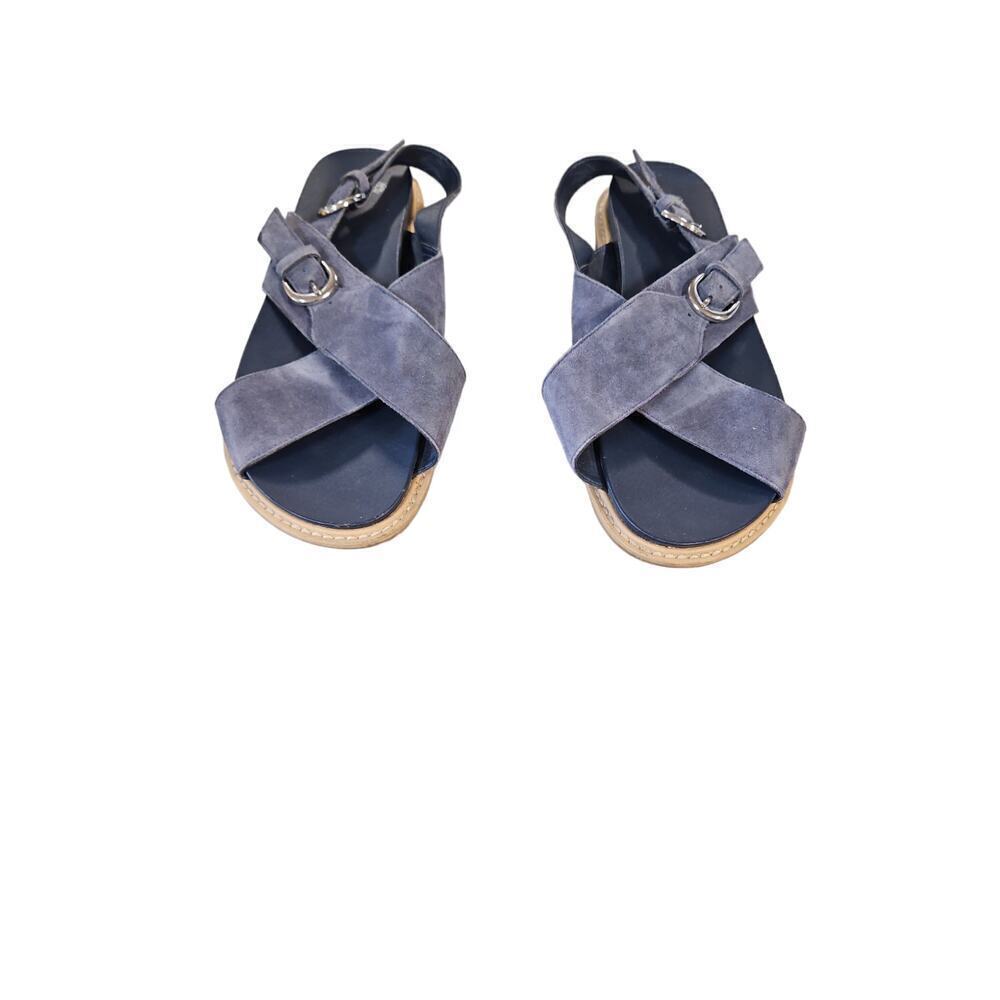 Susina Blue Slingback Sandals‎ Women's Sz 10 - Picture 6 of 9